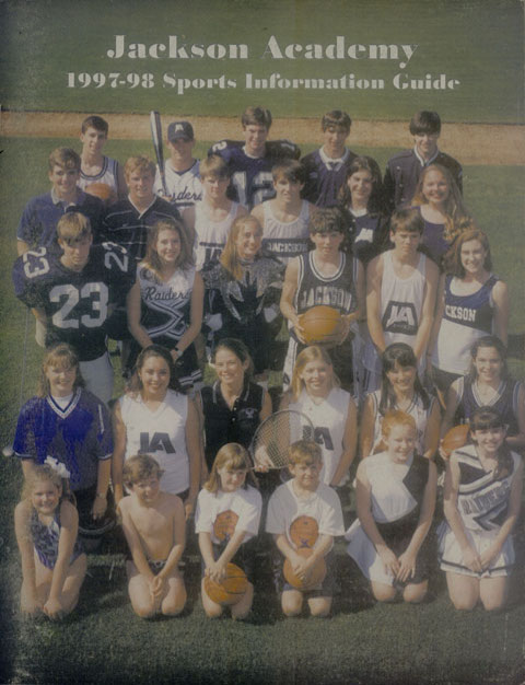 1997-98 Athletics Guide Cover
